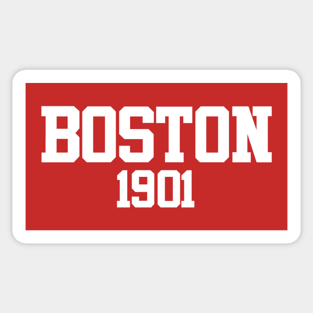 Boston 1901 (variant) Sticker by GloopTrekker